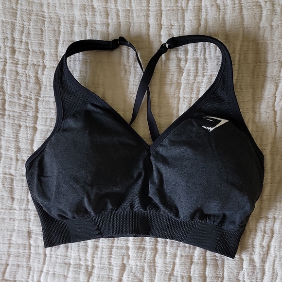 Gymshark Other - Gymshark Convertible Sports Bra Black Small S Gym Workout Athletic Athleisure